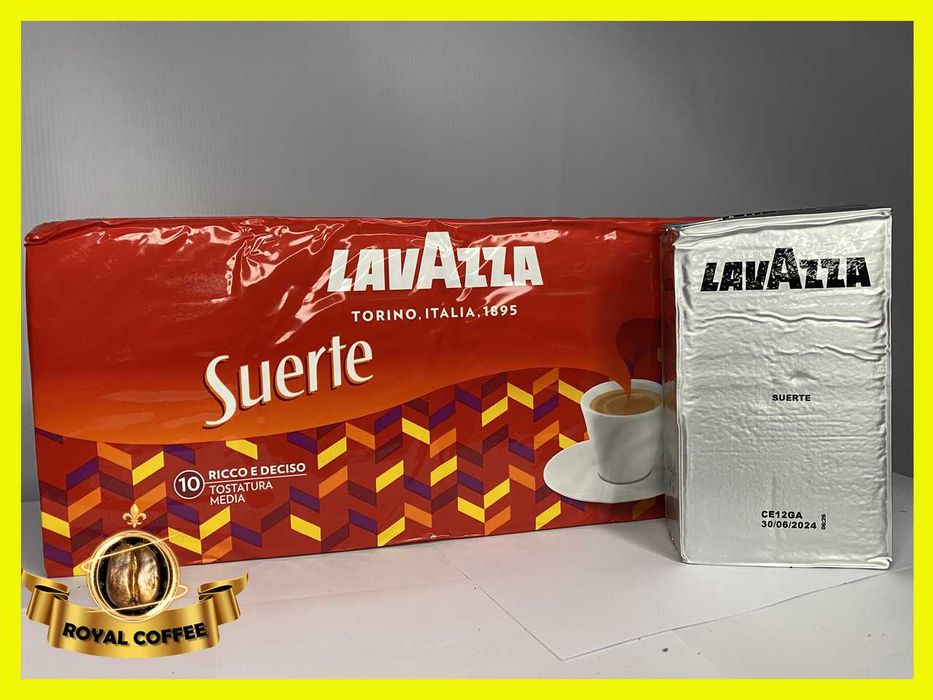 Кава мелена Lavazza Suerte брикет 250 г Спайка - 4 шт Україна Замовити