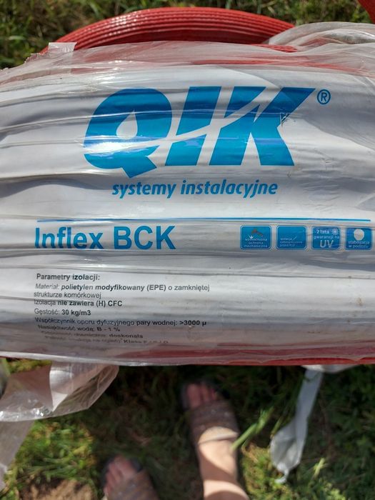 Rury DEX20/ w otulinie czerwonej