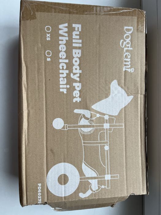 Інвалідний візок коляска для собаки ( для мопса, бульдога) розмір S