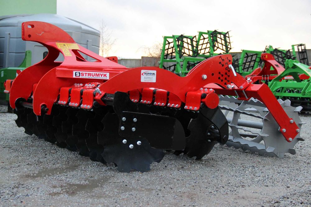 brona talerzowa STRUMYK TIGER II JUNIOR kompaktowa  z wałem promocja