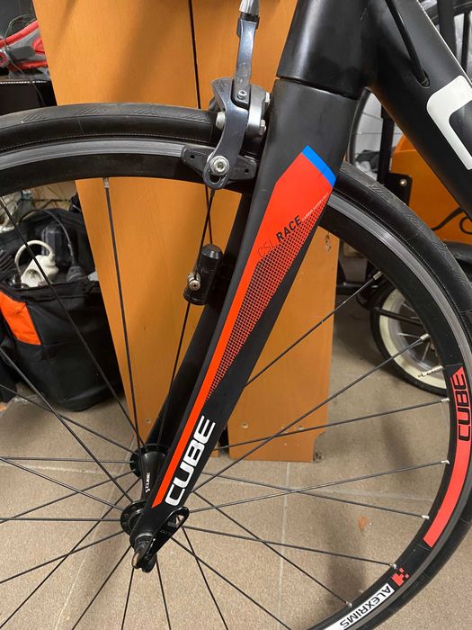 Rower szosowy CUBE PELOTON, rozm L, Alu+Carbon, 1 wł, stan BDB