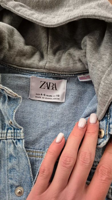 Джинсовка zara р. 104-110  р. 4-5 джинсова сорочка джинсовая курточка
