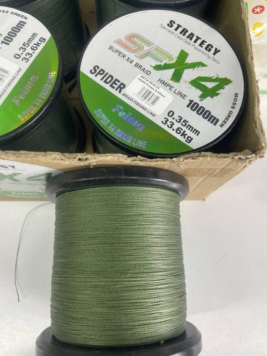 Шнур рыболовный 1000m Feima Strategy SP X4 0.35mm - 33.6 кг