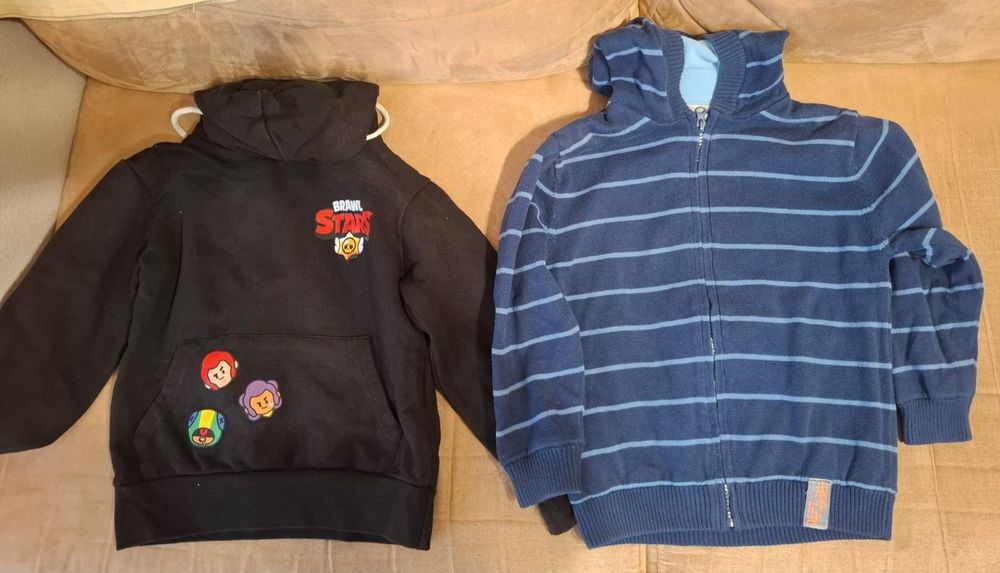 Zestaw 7 bluz chłopięcych r.110/116