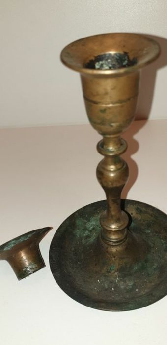 Два подсвечника,  старинные.