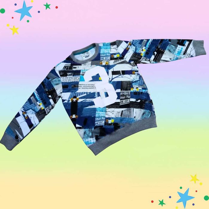 Тепла Дитяча Толстовка Кофта Світшот Reserved на Хлопчика 140 см 10 р