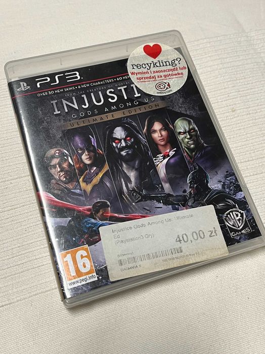 Injustice Gods Among Us ultimate edition PS3 gra konsola Play Station
