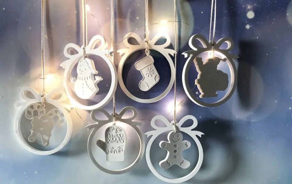 Presépios e enfeites de natal