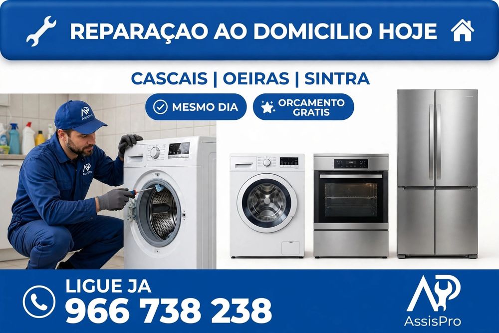 Reparação de máquinas de lavar roupa |secar | frigoríficos | Cascais Oeiras Sintra  | 966 738 238