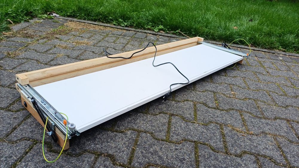 Gilotyna do styropianu gotowa do pracy (cięcie pod kątem) 105-130 cm