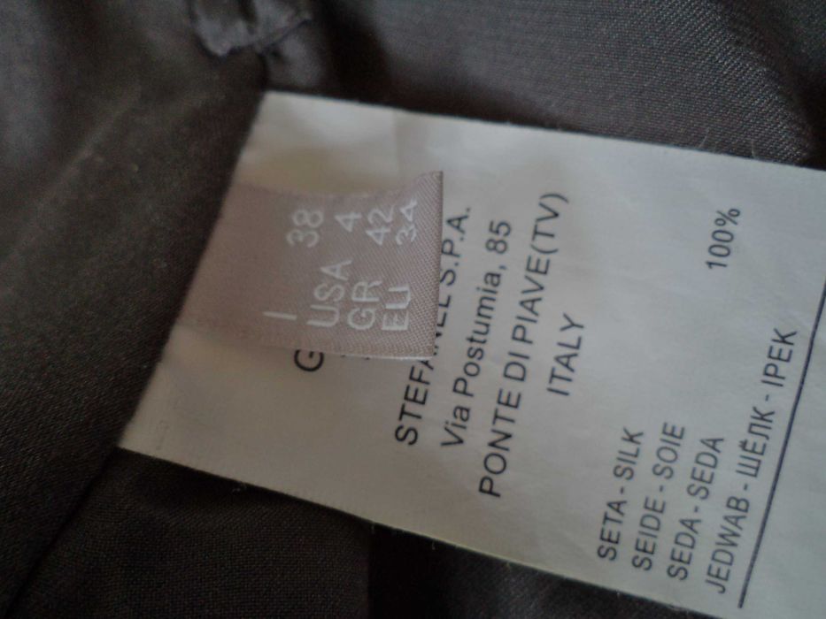 Cudny nowy żakiet z cienkiego jedwabiu r.S Stefanel