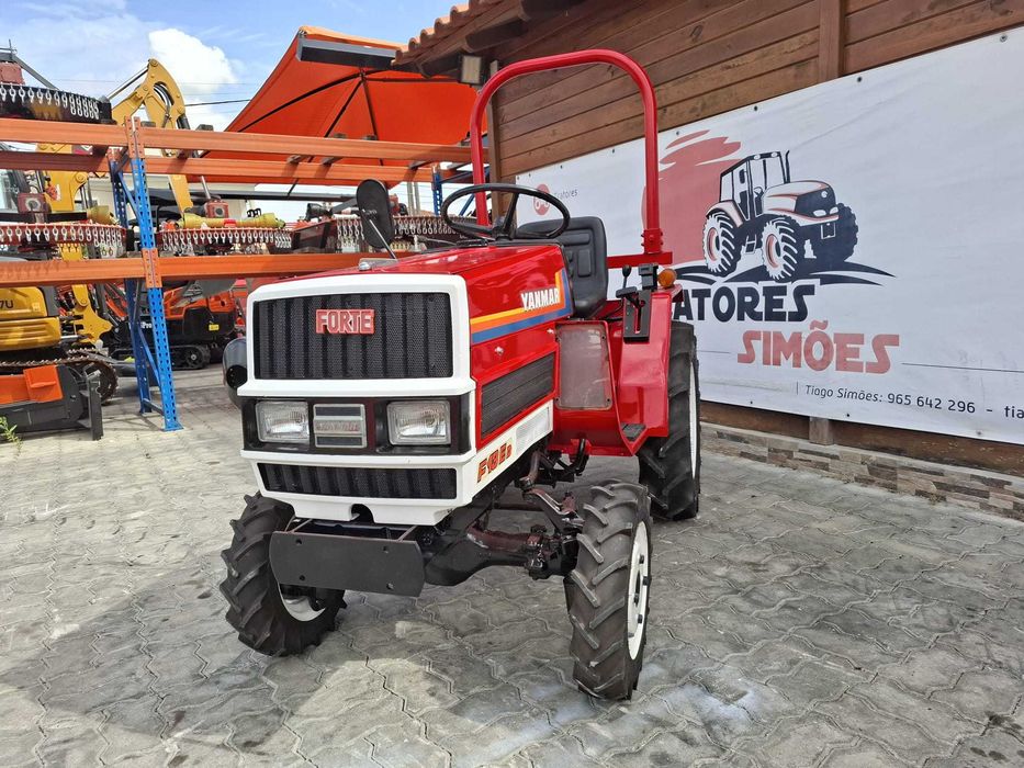 Trator Yanmar F13ED 4x4 | Aro de proteção | Pneus Novos| Compacto