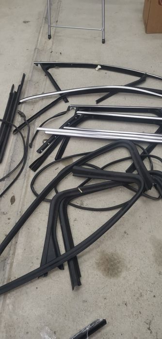 Cayenne 958 элементы дверей, хром, уплотнители