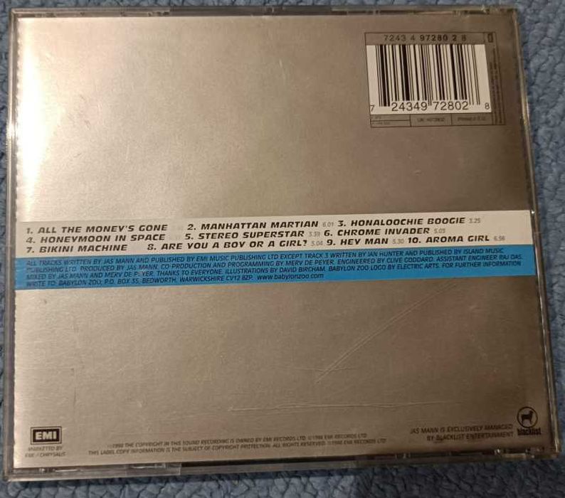 CD Babylon Zoo "King King Groover"