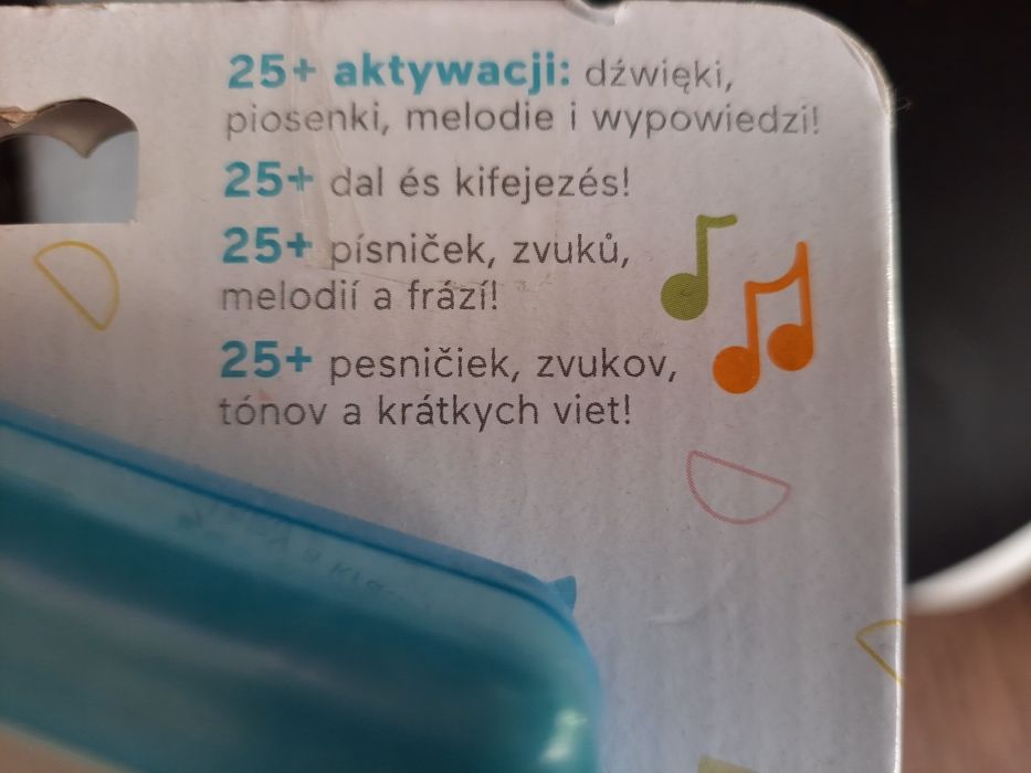 Fisher Prices pierwszy, interaktywny odtwarzacz muzyczny dla dziecka