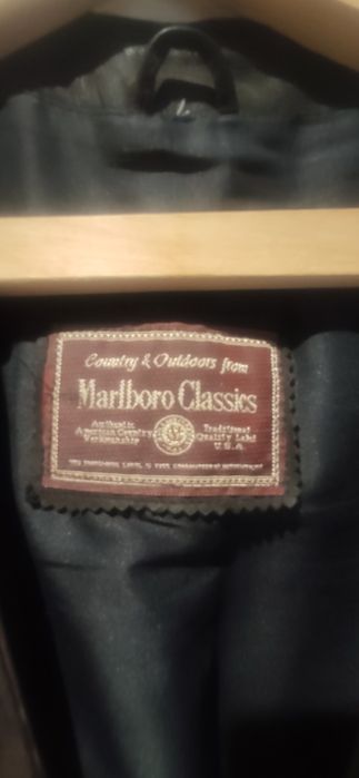 Вінтажний байкерський жалет чоловічий MARLBORO CLASSIC