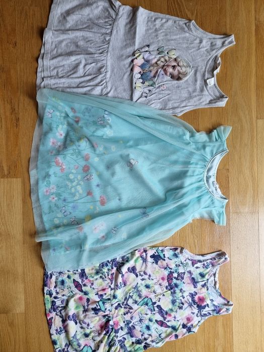 Zestaw letnich sukienek H&M 116