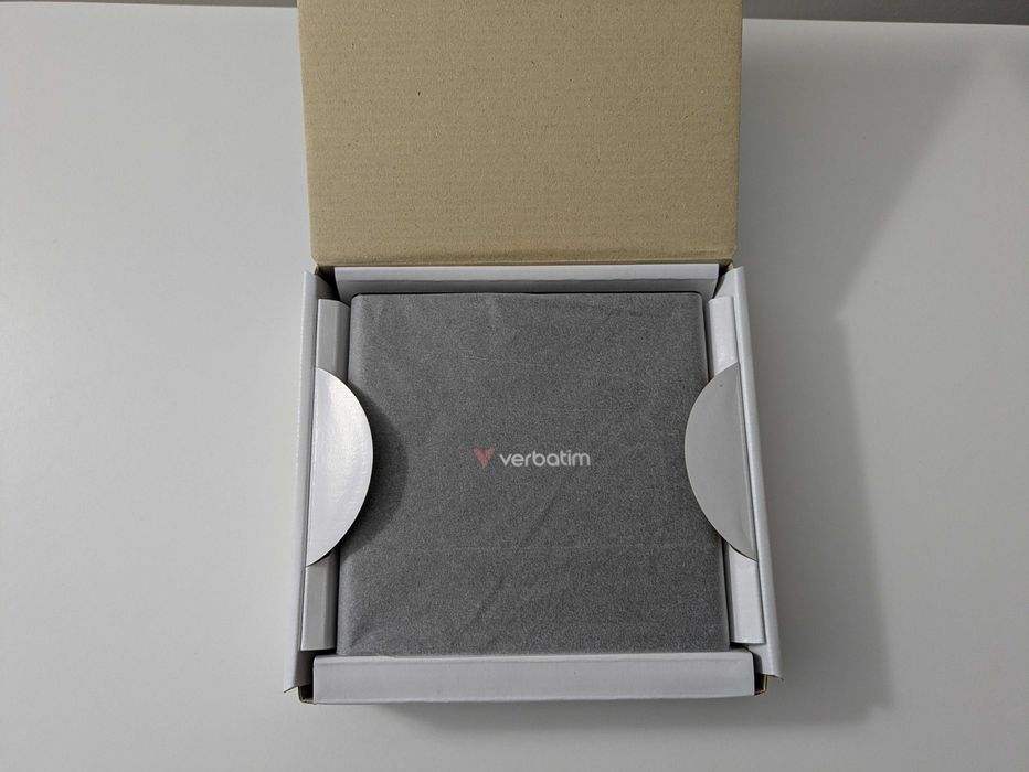 Nagrywarka Zewnętrzna Verbatim DVD CD RW USB Slimline NOWA Gwarancja 2 Lata