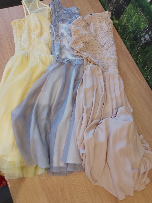 3 sukienki  damskie S/M