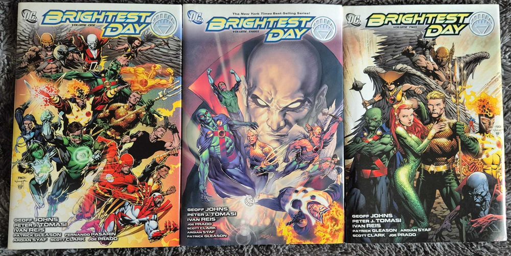Brightest Day Vol 1 ~ 3 HC - Geoff Johns