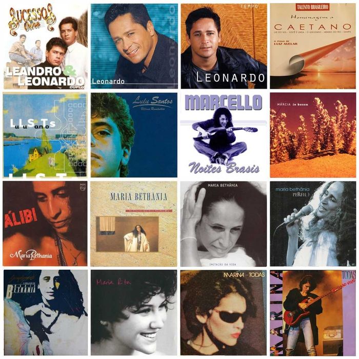 128 CDs - Musica Brasileira - Raros - Muito Bom Estado
