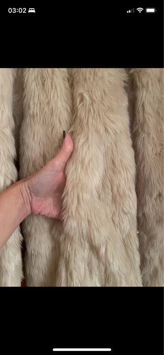 Casaco lindissimo em pelo bege