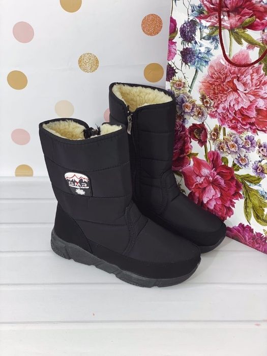 Мужские зимние сапоги дутики очень теплые