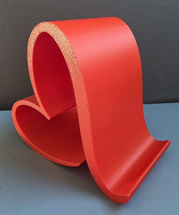 Suporte telemóvel coração vermelho – decoração