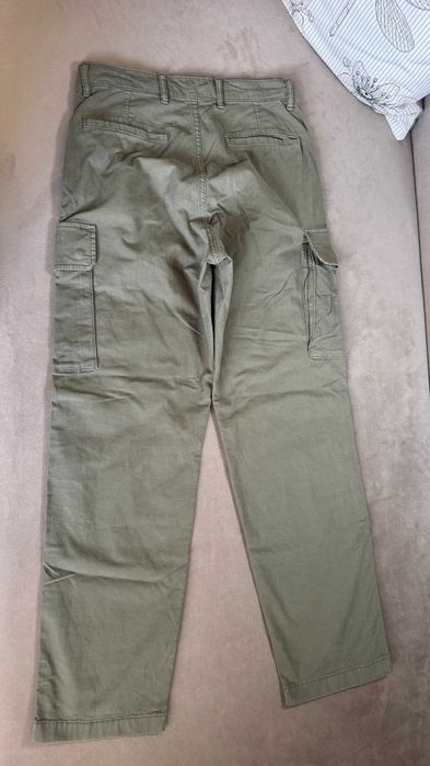 Męskie spodnie cargo, bojówki Uniqlo, r S (W27-30)-super stan