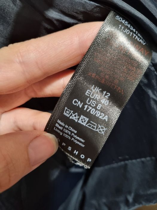 Granatowa kurtka TopShop Rozmiar 38 40