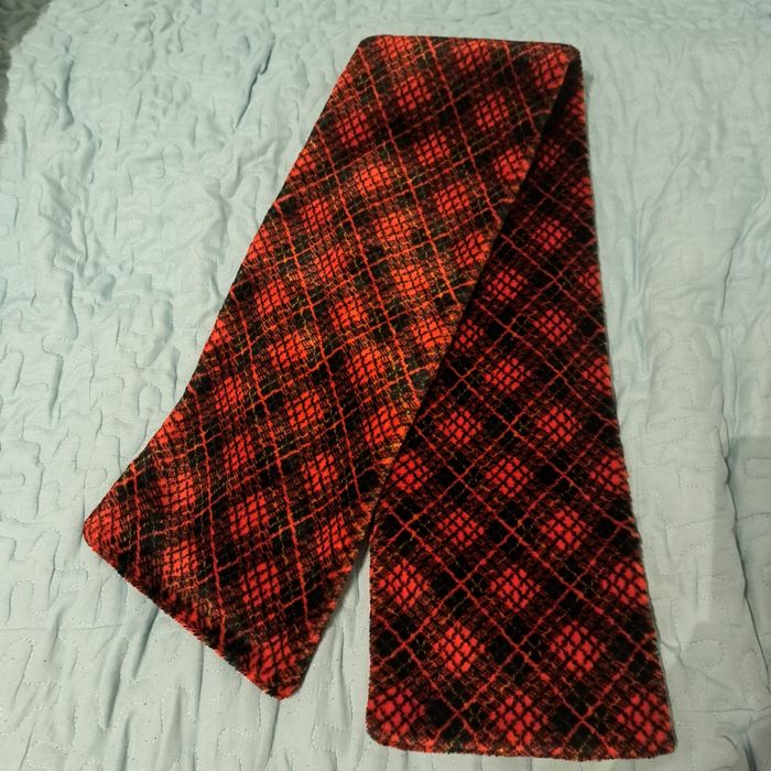 Szal podwójny czerwony