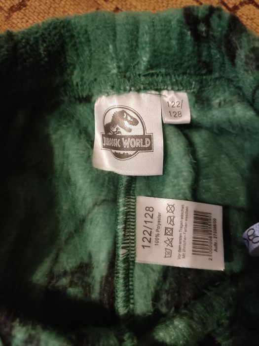 Стильна махрова піжама для хлопчика Jurassic world 7р