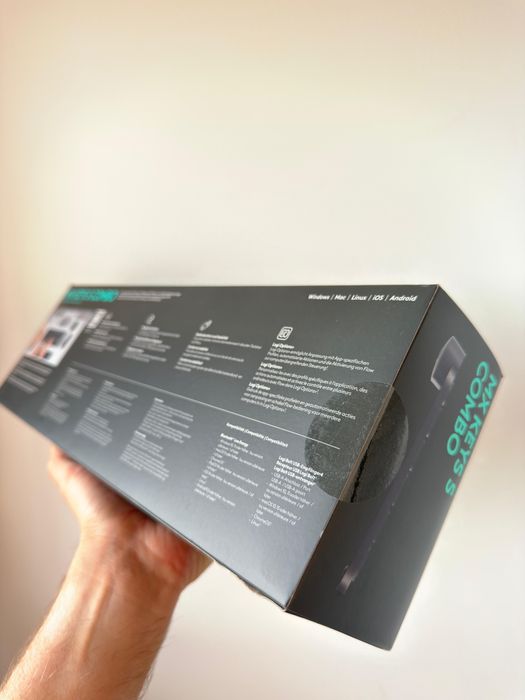 Logitech MX Keys S Combo Graphite QWERTZ Podświetlana