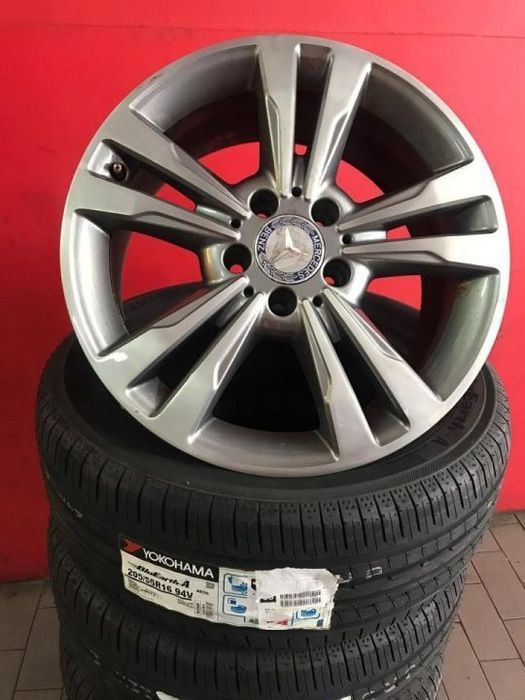 Jantes 17 Originais Mercedes CLA / C / E Antracite Polida c/ pneus