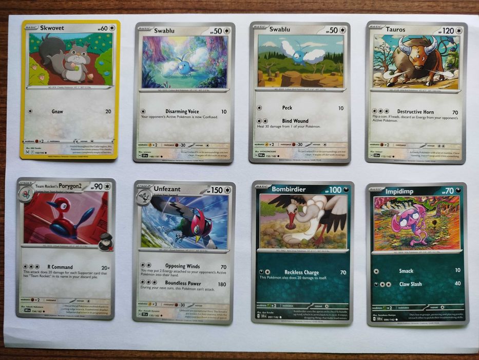 Cartas Pokémon TCG P 1.2