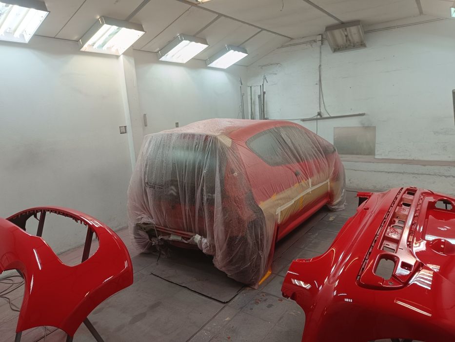 Pintura e polimento auto