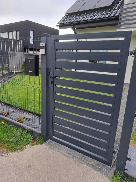 Brama-furtka żaluzjowe, sztachety metalowe, palisadowe,przesuwne,itp