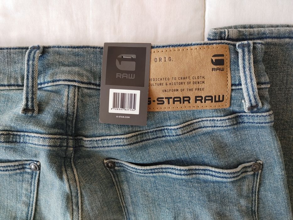 Calças G-Star RAW Revend Skinny 29W/32L Novas!