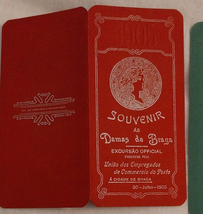 Recordação  à cidade de Braga com + 120 anos/Mini bloco" em plástico p
