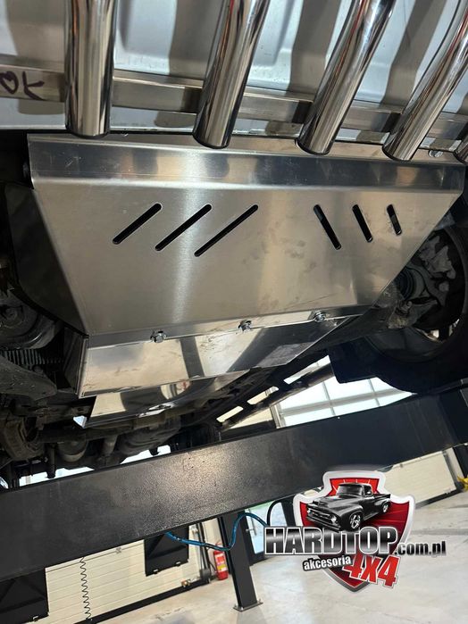 KOMPLET Osłon Aluminiu 6mm VW AMAROK Silnik/CHŁODNICA/Skrzynia 2012-22