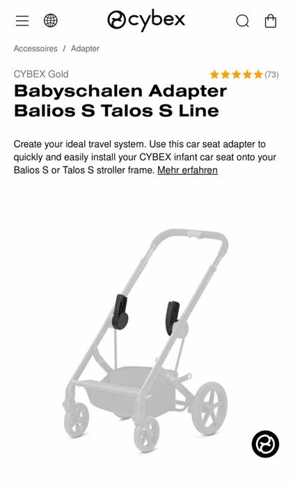 Адаптери Cybex Balios S/Talos S