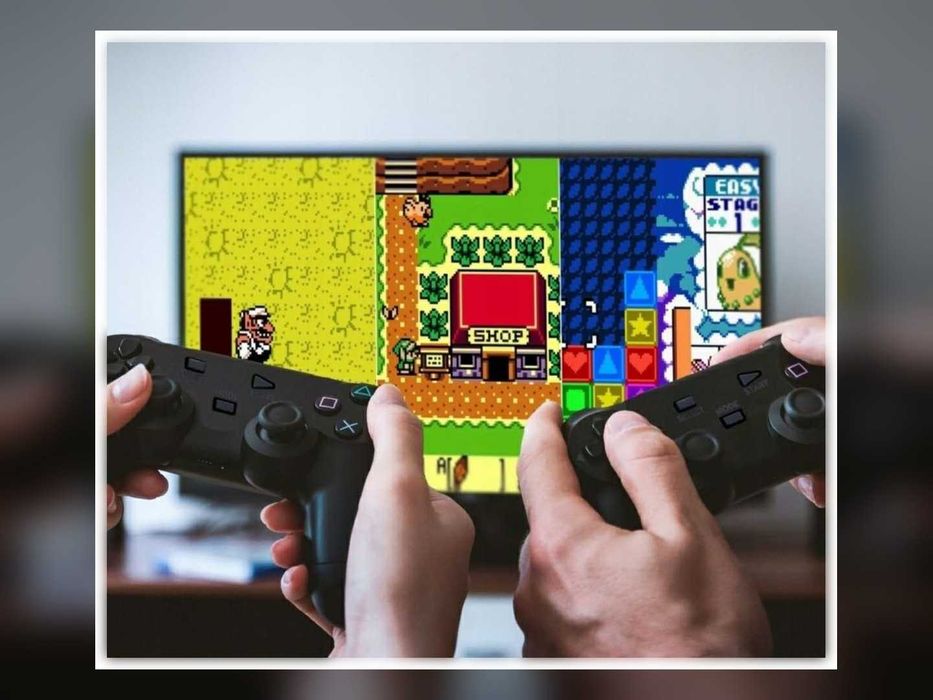 Nowa Konsola Retro HDMI 2 Pady Bezprzewodowe Gra Telewizyjna Mini Konsola Emulator Pegasus