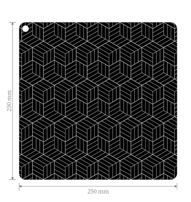 Коврик силиконовый для индукционной плиты  25*25 см