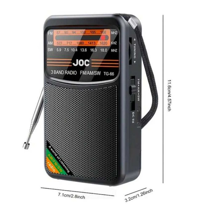 Компактне АВАРІЙНЕ РАДІО на акумуляторі 24год.