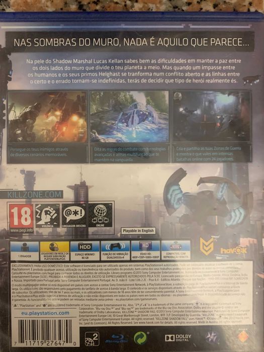 PS4 (PlayStation 4) Game – Killzone Shadow Fall64750629358849122