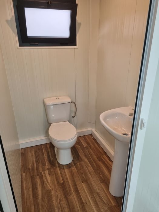 Conteiner, stand vendas bungalow