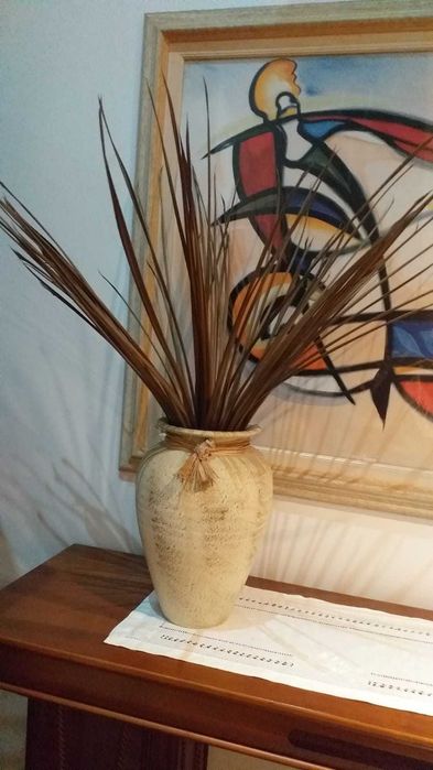 Jarra / Pote em Barro para móvel.
