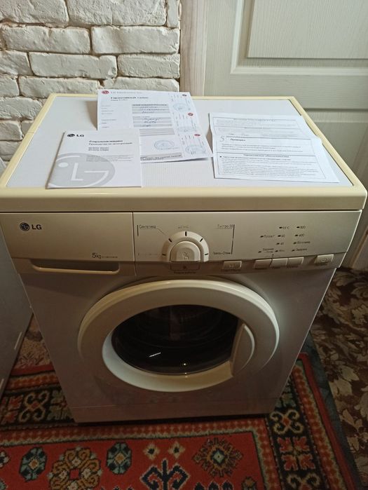 Продам пральну машину після технічного обслуговування  на 5 кг LG