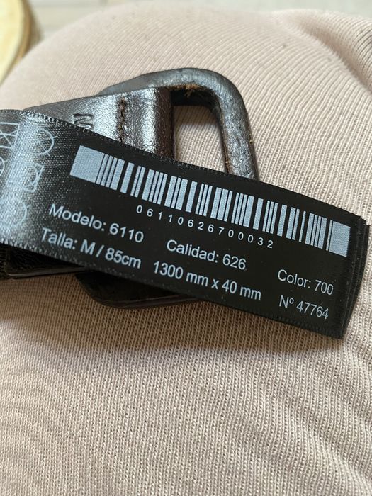 Brazowy pasek Massimo Dutti