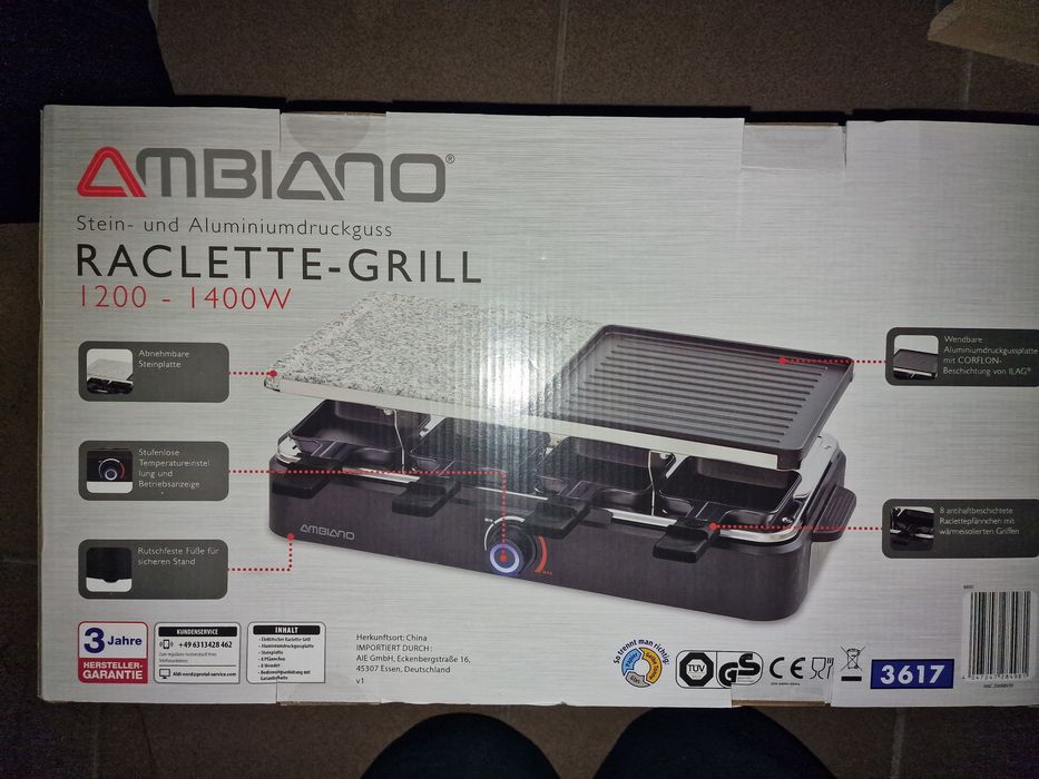 Raclette grill elektryczny